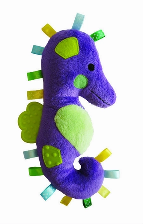 Sammy Seahorse Plush Puppy Teething Dog Toy