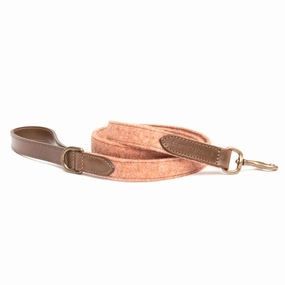Sandstone Tweed & Leather Dog Lead