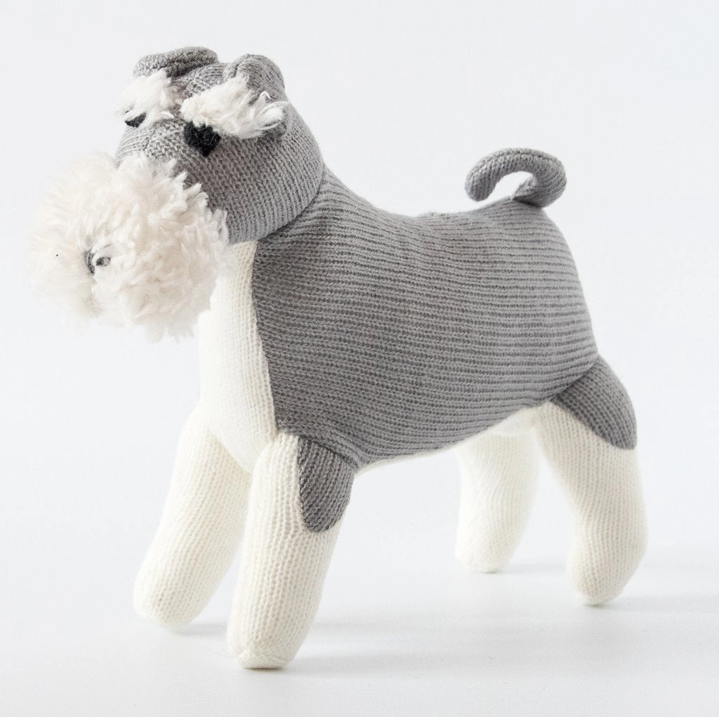 Schnauzer Knitted Dog Toy