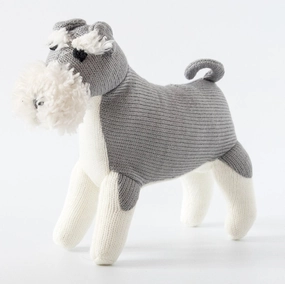 Schnauzer Knitted Dog Toy