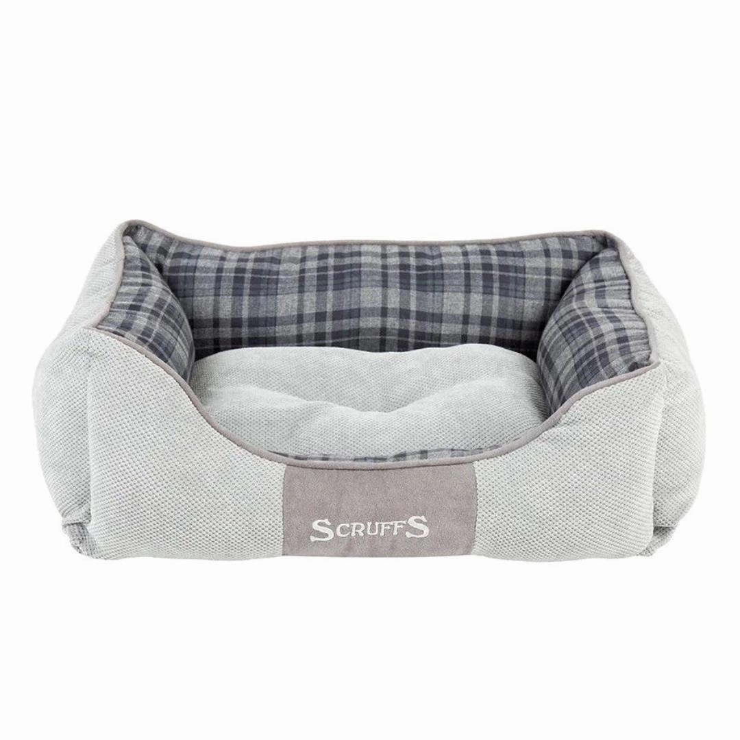 Scruffs Highland Box Dog Bed Grey