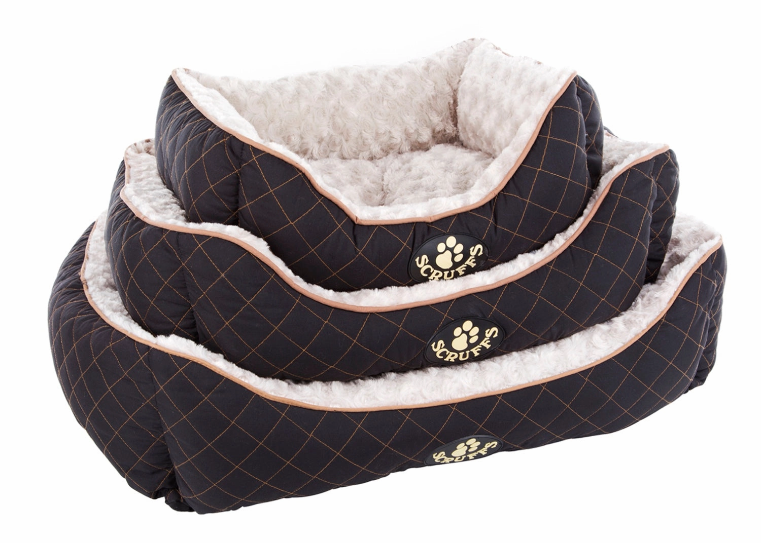 Scruffs Wilton Box Dog Bed Black
