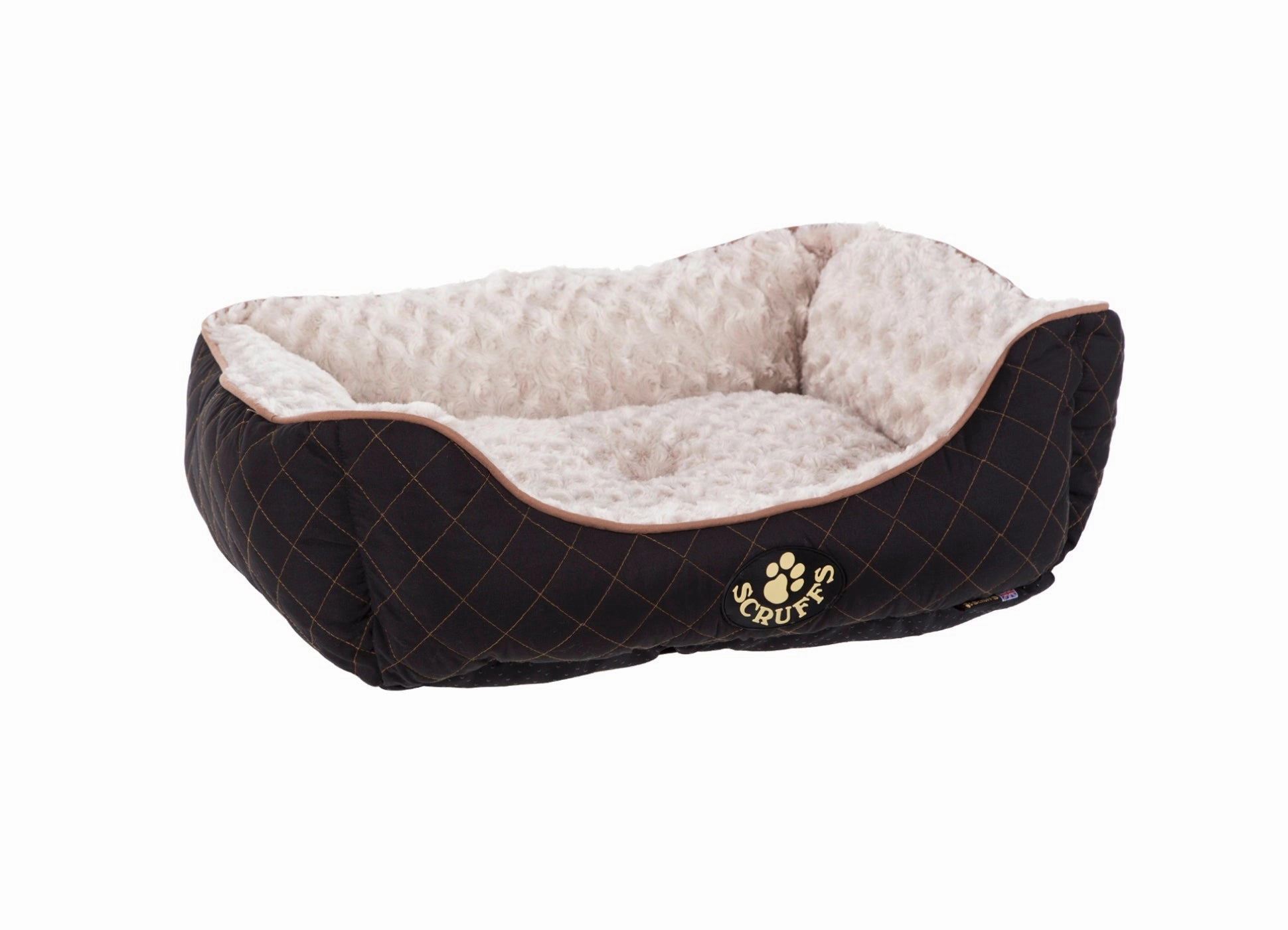 Scruffs Wilton Box Dog Bed Black
