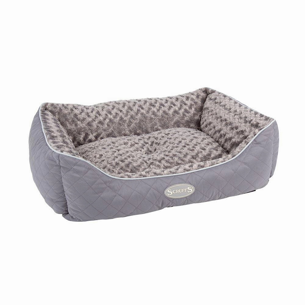 Scruffs Wilton Box Dog Bed Grey