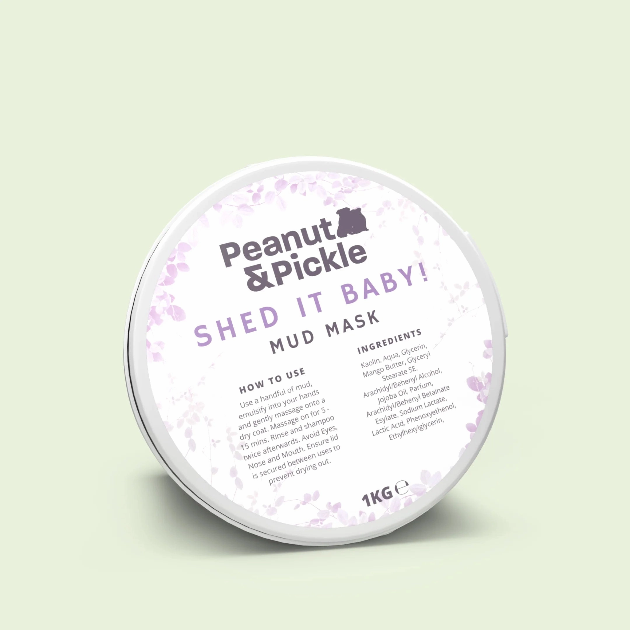 Shed It Baby! Deshedding Dog Coat Mud Mask