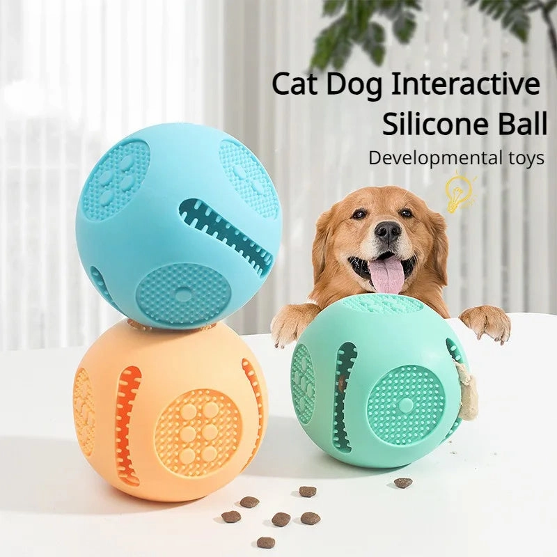 Silicone Dog Treat Dispensing Toy