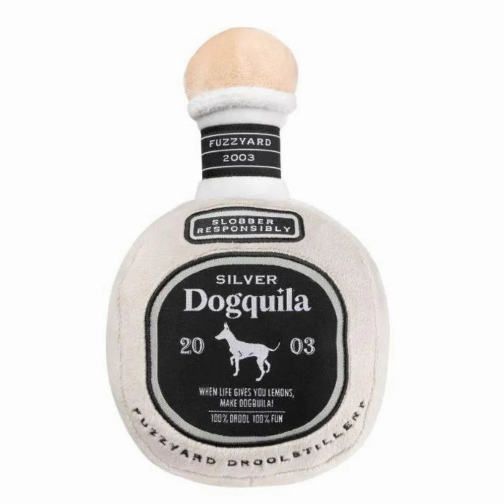 Silver Dogquila Dog Toy by FuzzYard
