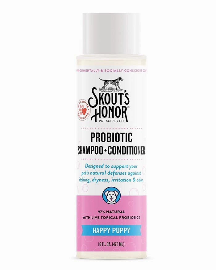 Skout's Honor Happy Puppy Probiotic Shampoo   Conditioner (2-n-1)