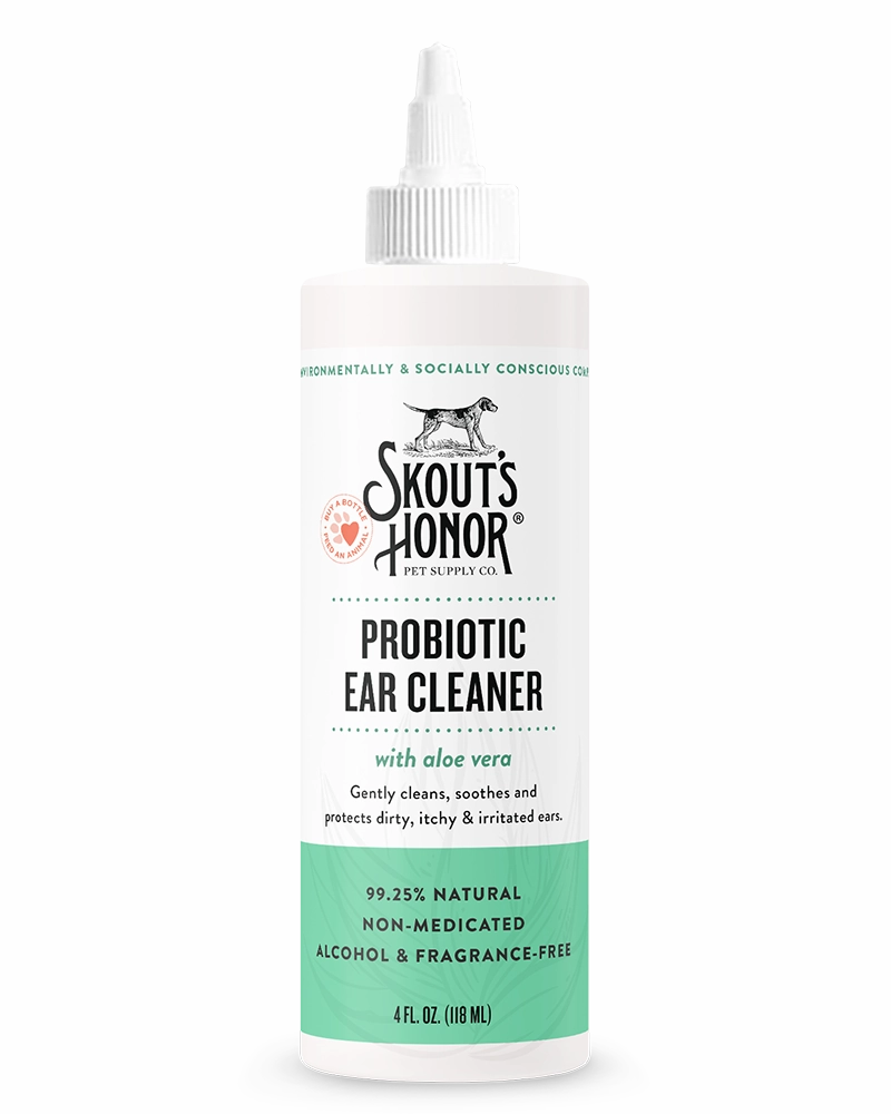 Skout's Honor Probiotic Ear Cleaner for Dogs & Cats 4oz