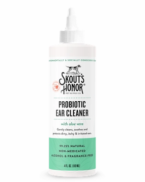 Skout's Honor Probiotic Ear Cleaner for Dogs & Cats 4oz