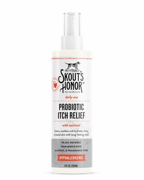 Skout's Honor Probiotic Itch Relief Spray for Dogs & Cats 8oz