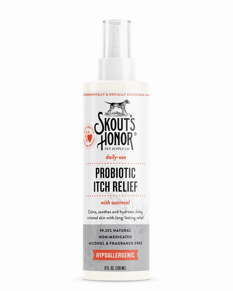 Skout's Honor Probiotic Itch Relief Spray for Dogs & Cats 8oz