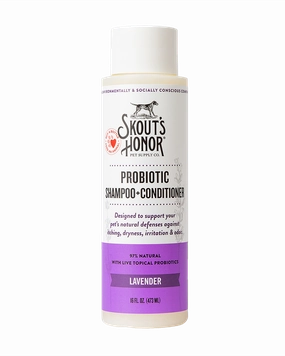Skout??s Honor Probiotic Shampoo   Conditioner for Dogs & Cats - Lavender 16oz