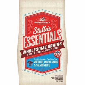 Stella & Chewy's Essentials Whitefish, Salmon & Ancient Grains Dog Food 25lb