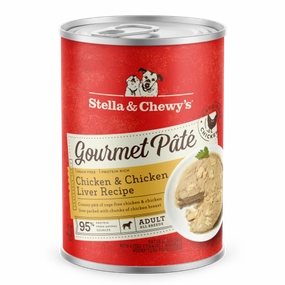 Stella & Chewy's Gourmet Pat?? for Dogs with Chicken & Chicken Liver 12.5oz