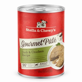 Stella & Chewy's Gourmet Pat?? for Dogs with Duck & Chicken Liver 12.5oz
