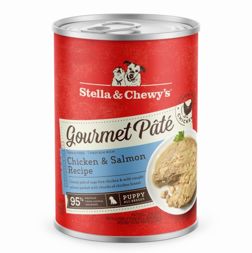 Stella & Chewy's Gourmet Pat?? for Puppies with Chicken & Salmon 12.5oz