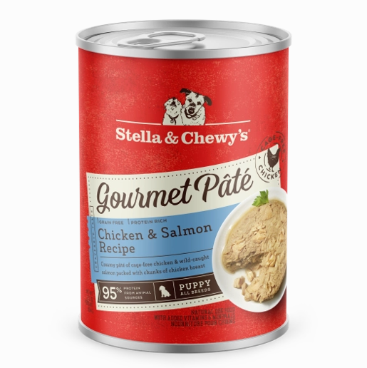 Stella & Chewy's Gourmet Pat?? for Puppies with Chicken & Salmon 12.5oz