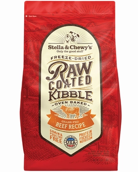Stella & Chewy??s Raw Coated Kibble Grass-Fed Beef Dog Food 22lb