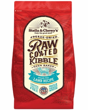 Stella & Chewy??s Raw Coated Kibble Grass-Fed Lamb Recipe for Dogs 22lb (Special Order)