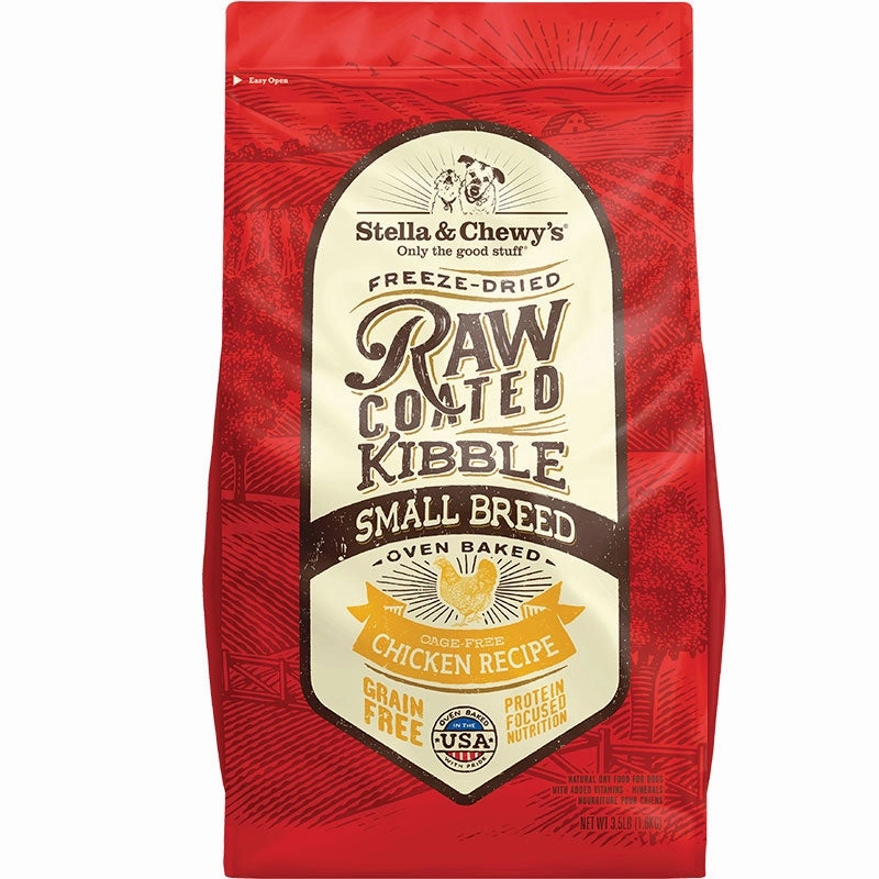 Stella & Chewy??s Raw Coated Kibble Small Breed Chicken Dry Dog Food 3.5lb
