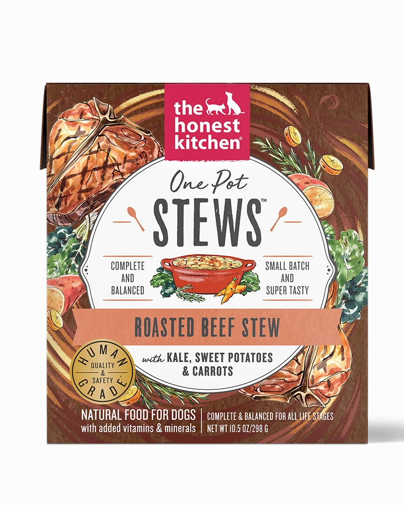 The Honest Kitchen One Pot Stew - Roasted Beef Wet Dog Food 10.5oz
