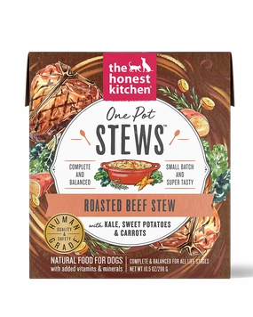 The Honest Kitchen One Pot Stew - Roasted Beef Wet Dog Food 10.5oz