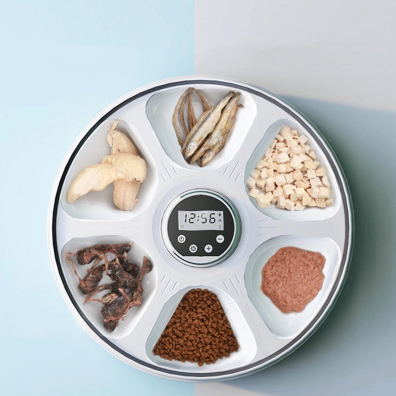 Timed And Quantitative Intelligent Feeder Cat Food Self-Feeding Machine