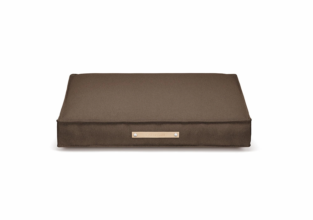 Tove Brown Cushion Dog Bed by Labbvenn