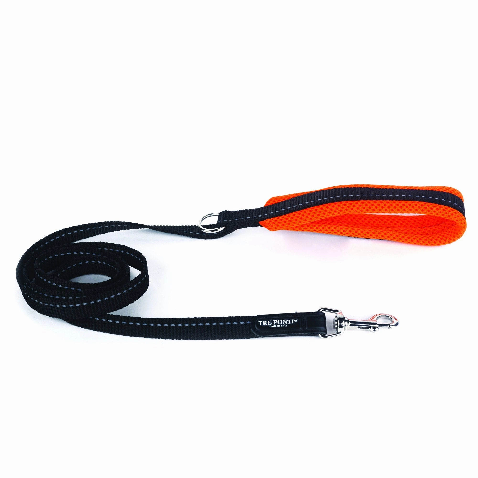 Tre Ponte Easy Fit Fluo Orange Mesh Dog Harness with Adjustable Girth