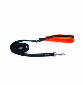Tre Ponti Fluo Orange Mesh Handle Dog Lead