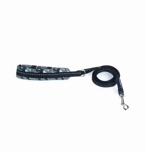 Tre Ponti Grey Camouflage Mesh Handle Dog Lead