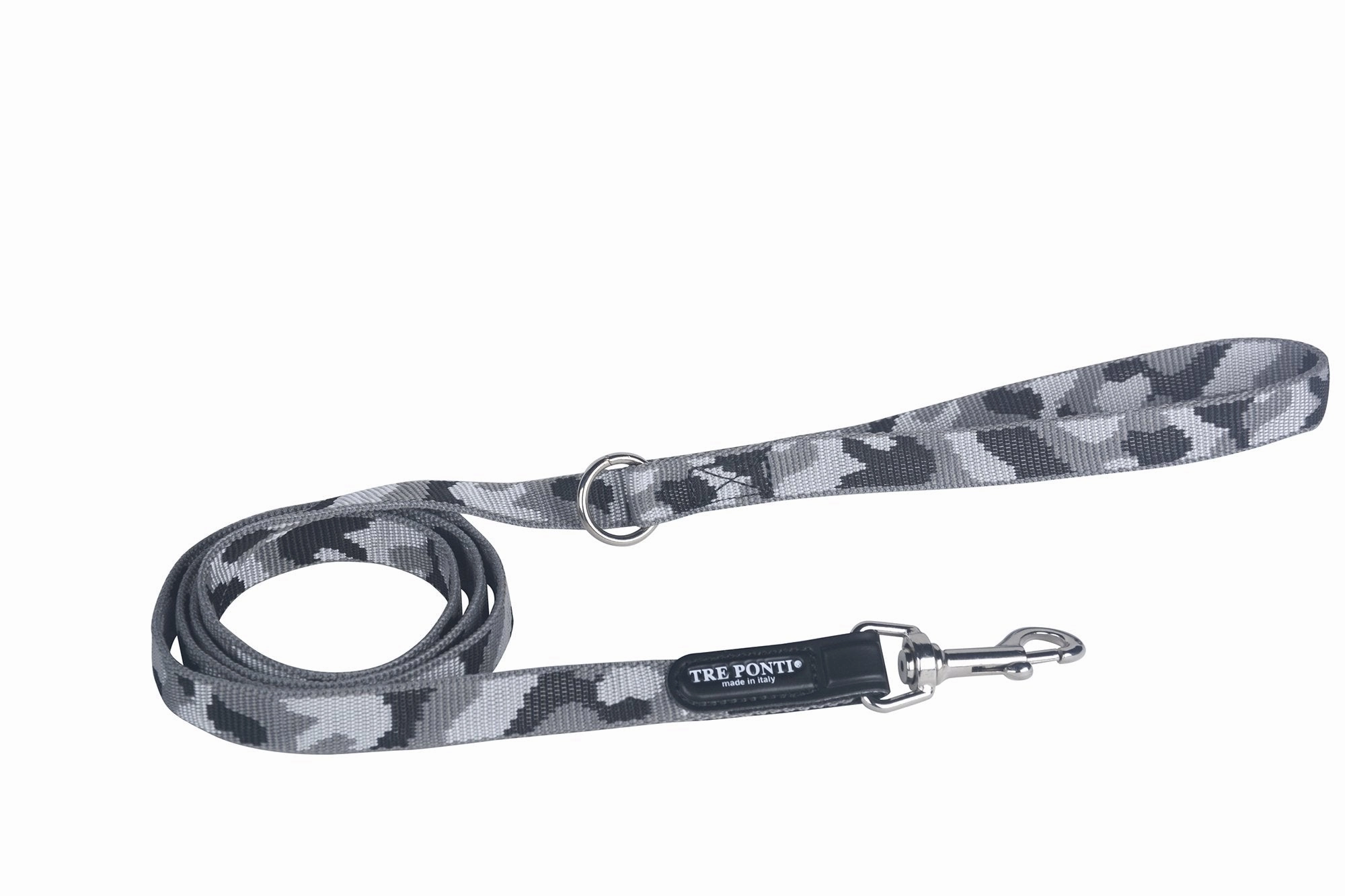 Tre Ponti Penny Dog Harness Black Mesh & Grey Camo with Adjustable Girth