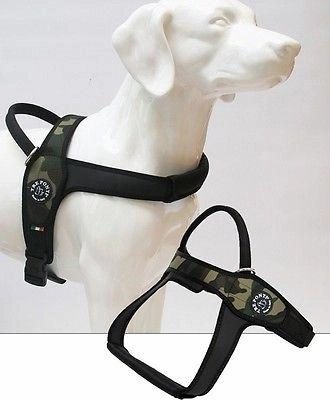 Tre Ponti Primo Plus Camouflage Dog Harness with Handle