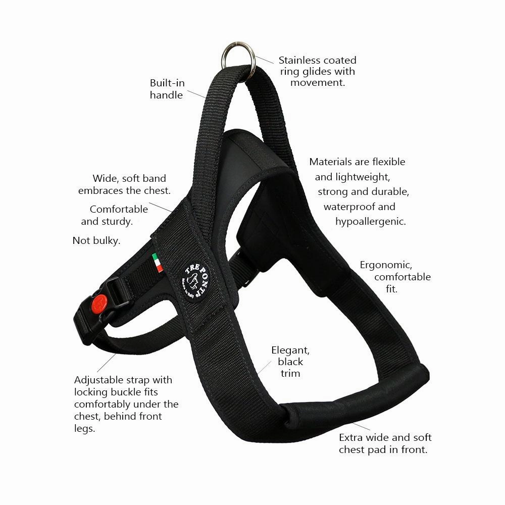 Tre Ponti Primo Plus Camouflage Dog Harness with Handle