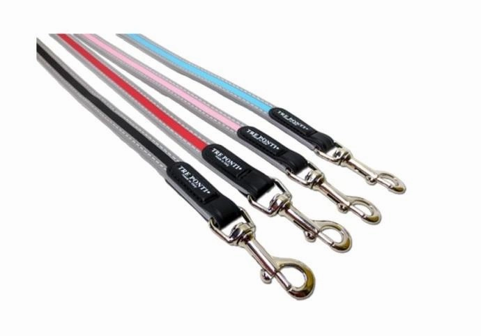 Tre Ponti Reflective Trim Dog Leads