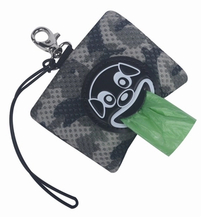 Tre Ponti Smiley Grey Camo Mesh Poo Bag Dispenser