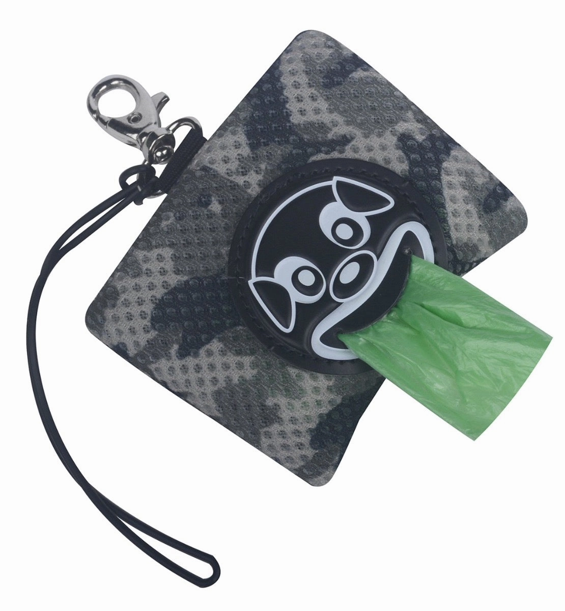 Tre Ponti Smiley Grey Camo Mesh Poo Bag Dispenser
