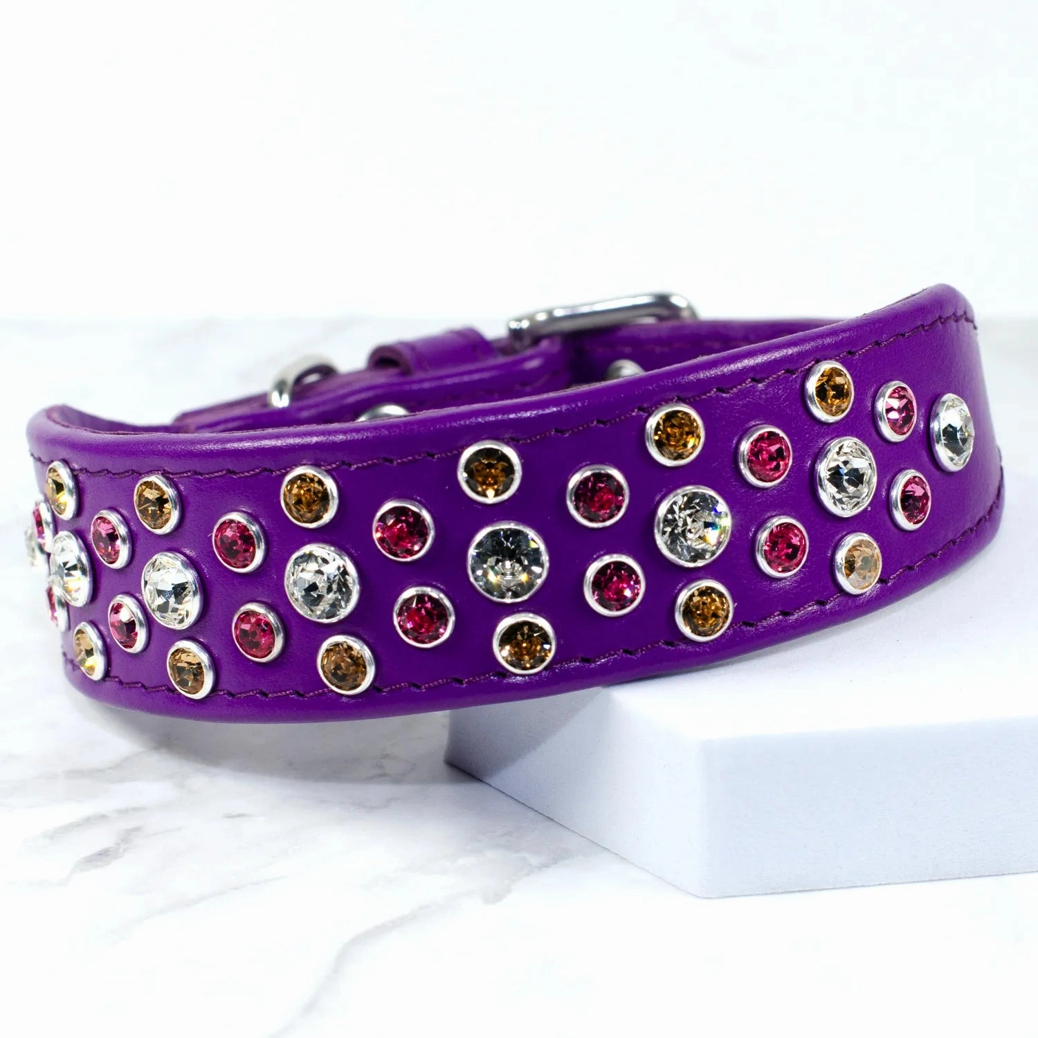 Trinity Wide Designer Dog Collar by Petiquette