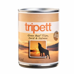 Tripett Wet Dog Food Green Beef Tripe, Duck & Salmon 12oz