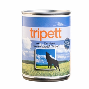 Tripett Wet Dog Food New Zealand Green Lamb Tripe 12oz