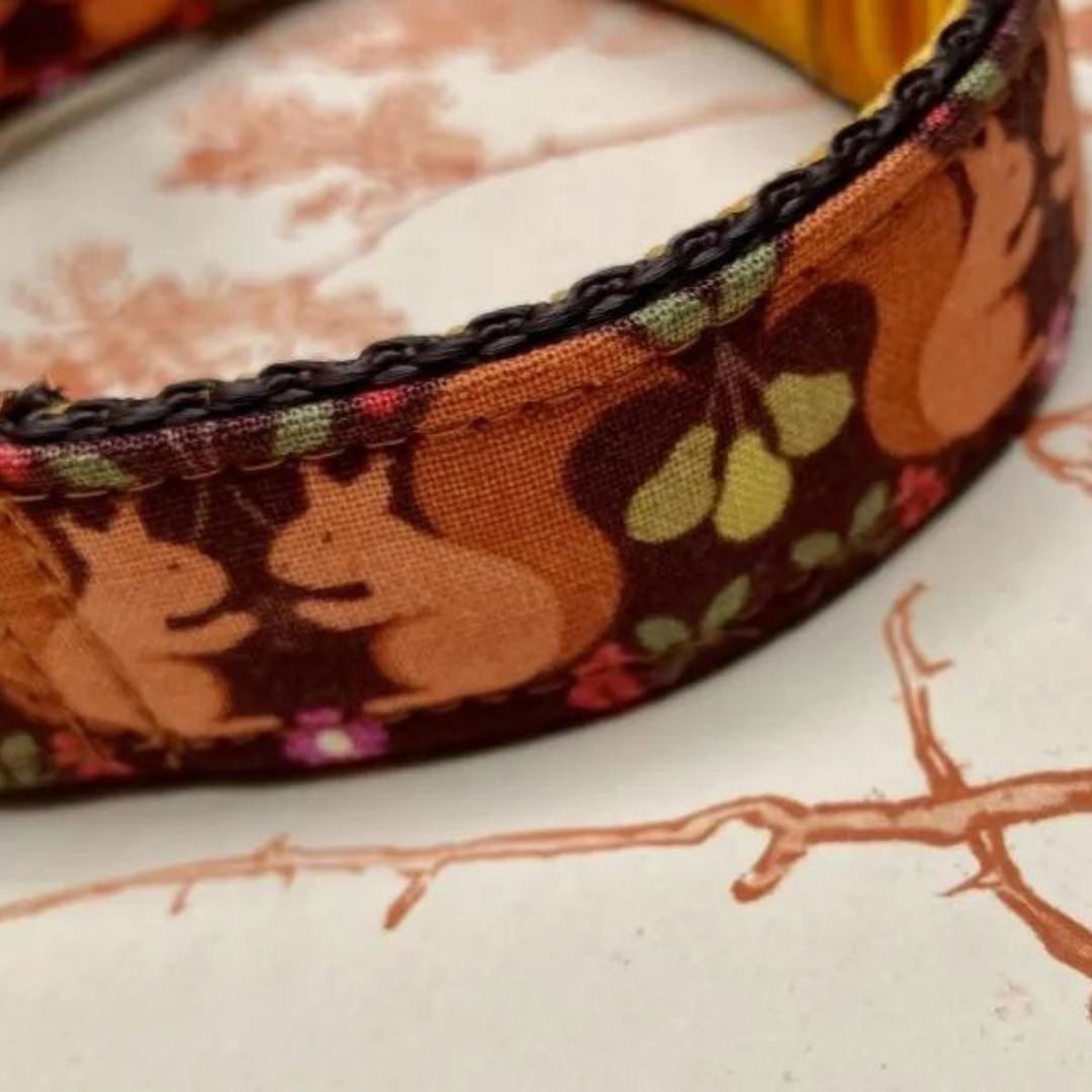 Tufty Squirrel Designer Dog Collar
