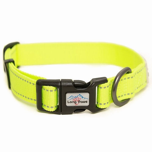 Urban Trek Neon Yellow Dog Collar