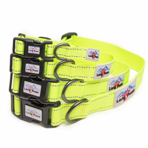 Urban Trek Neon Yellow Dog Collar