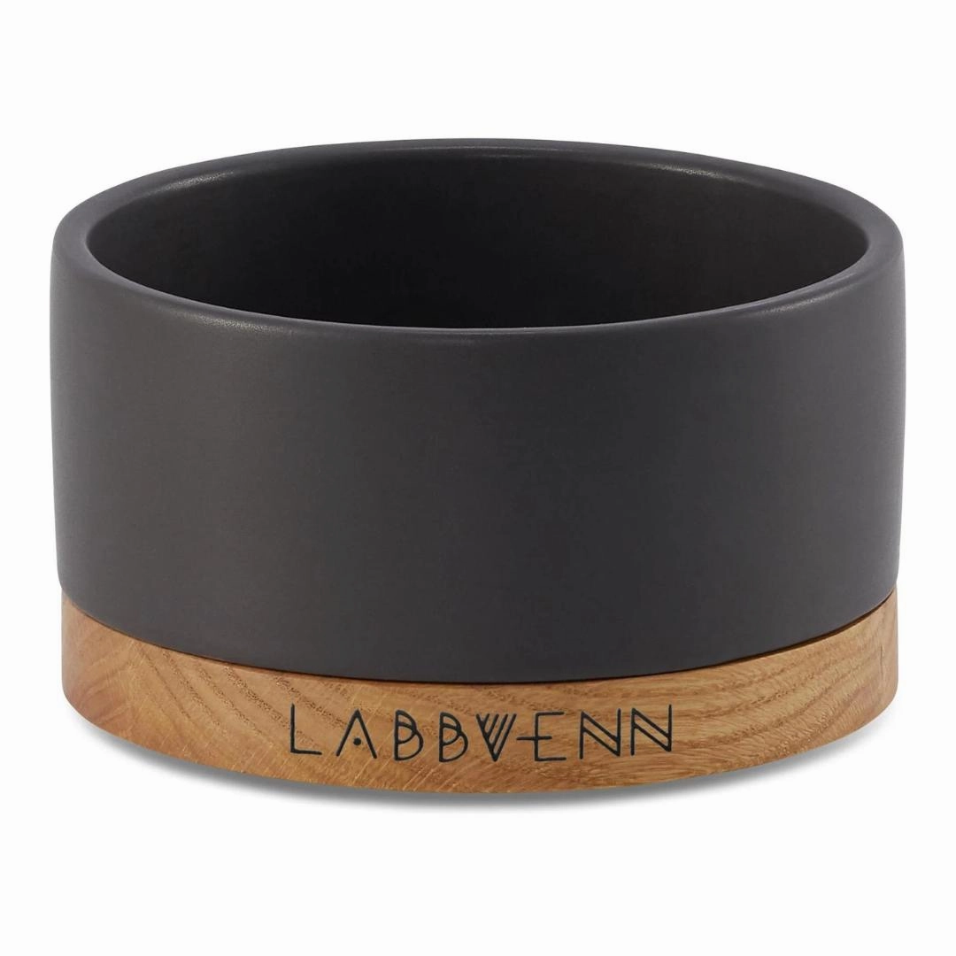 Vuku Ceramic Single Dog Bowl by Labbvenn