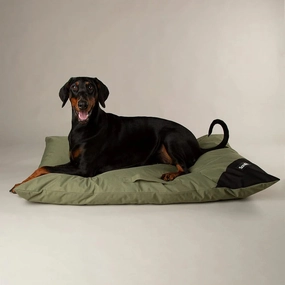 Water Resistant Expedition Memory Foam Orthopaedic Dog Bed Pillow - Khaki Green