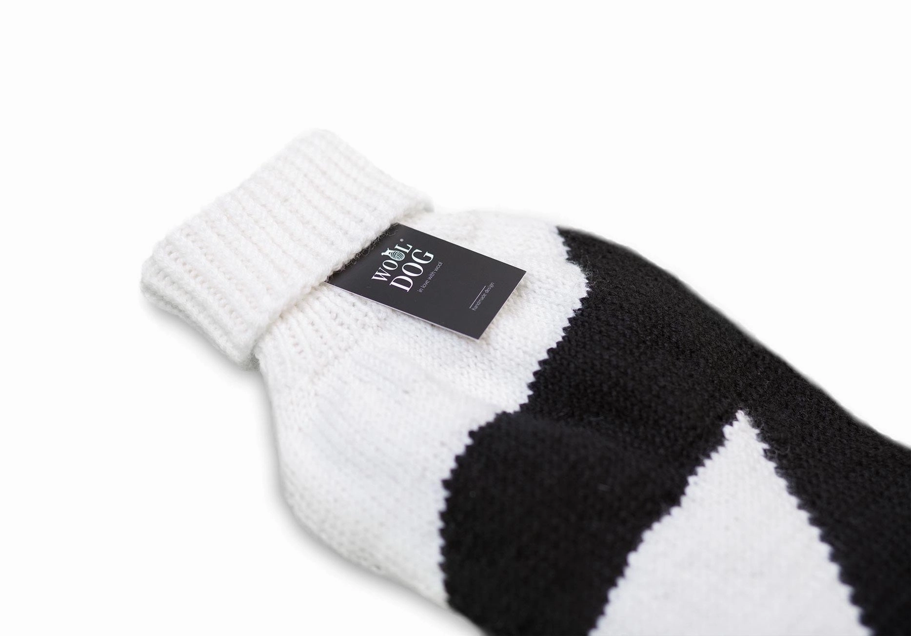 Wooldog Black & White Distant Star Hand-Knitted Dog Jumper