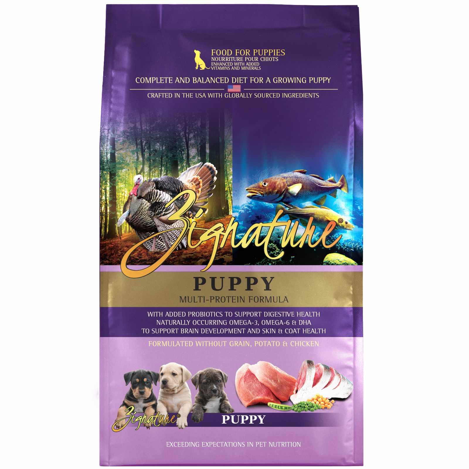 Zignature Puppy Turkey & Whitefish Dry Dog Food 4lb