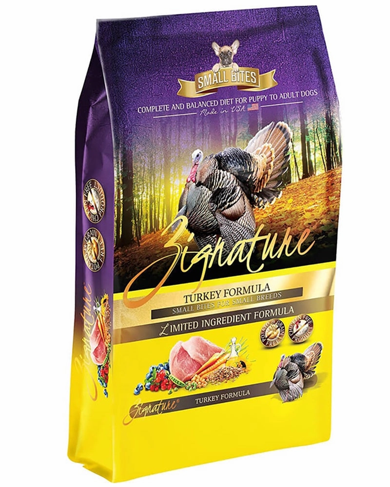 Zignature Turkey Small Bites Dry Dog Food 4lb