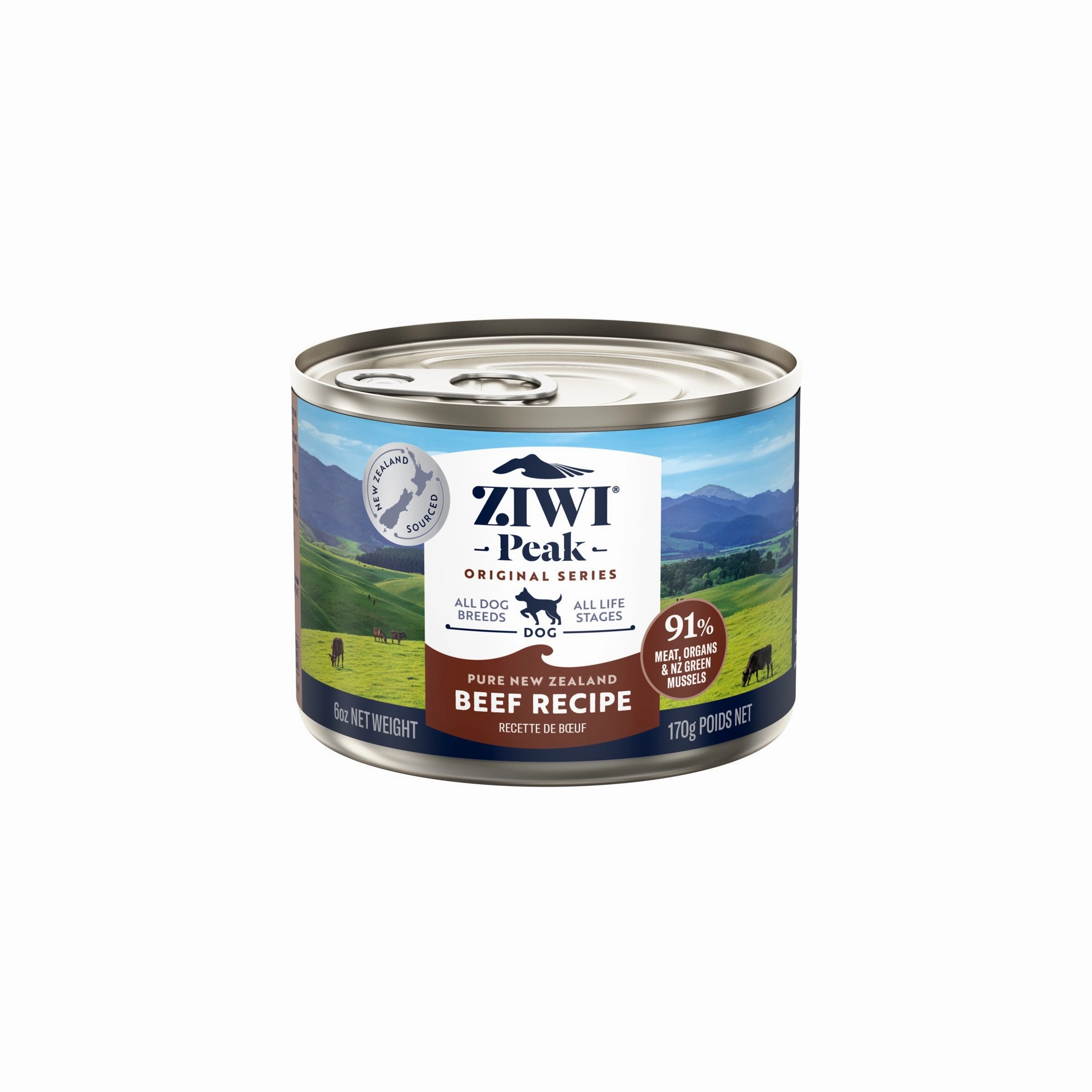 ZIWI? Peak New Zealand Beef Wet Dog Food 6oz